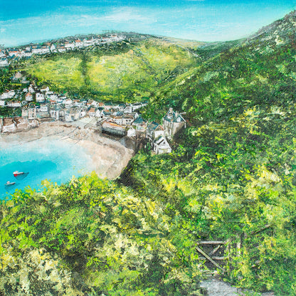 Coastal Path to Port Isaac Original Art