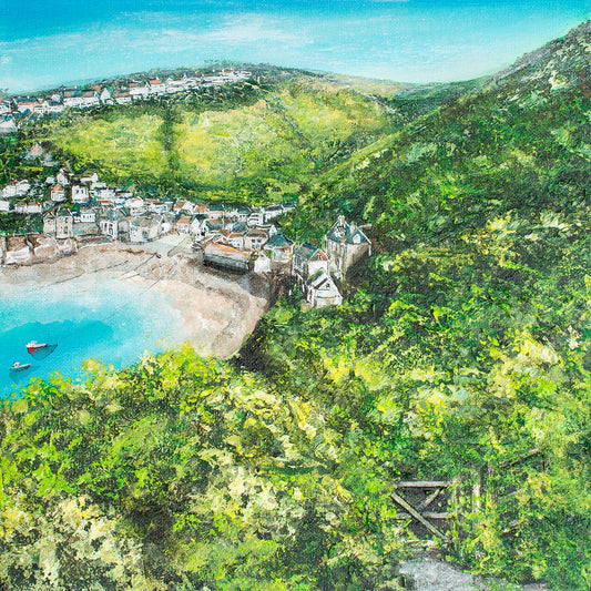 Coastal Path to Port Issac Art Print