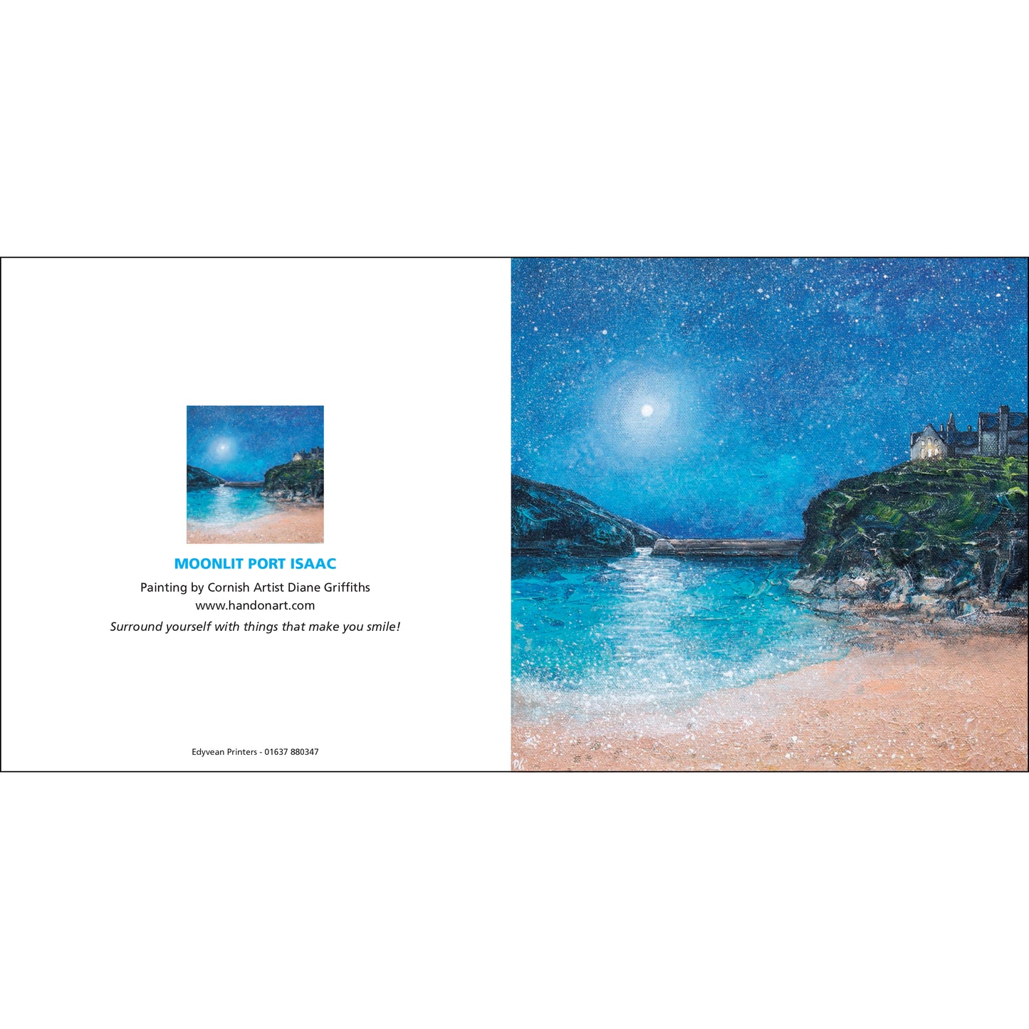 Harbour Nightfall Greeting Card