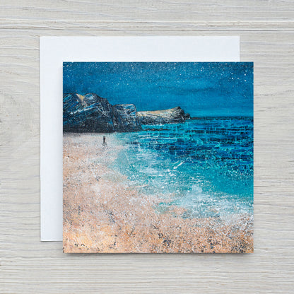 Peaceful Evening Stroll Greeting Card