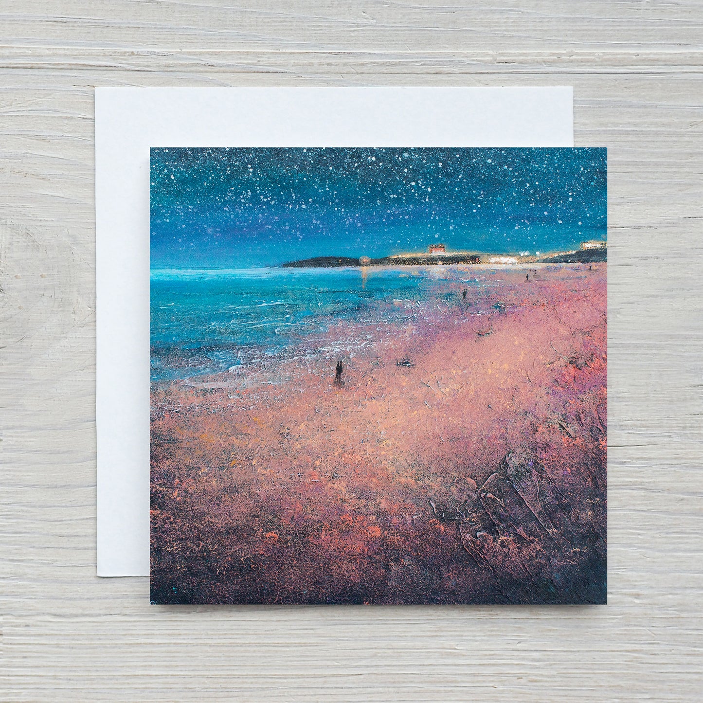 Fistral Evening Paddle Greeting Card