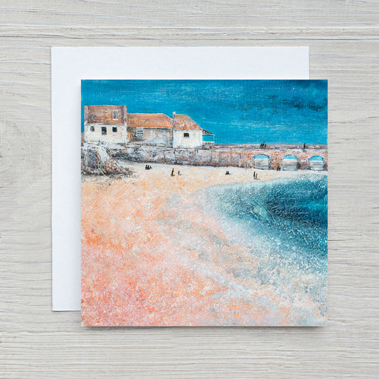 Quiet Beach Moments Greeting Card