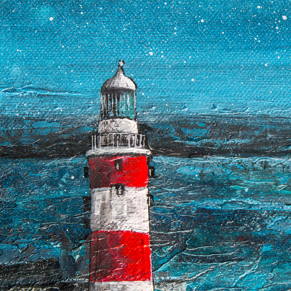 Moonlit Plymouth Hoe Original Art