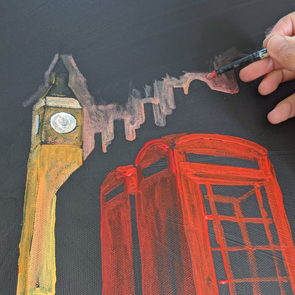 Big Ben at Night Original Art