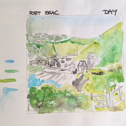 Coastal Path to Port Isaac Original Art