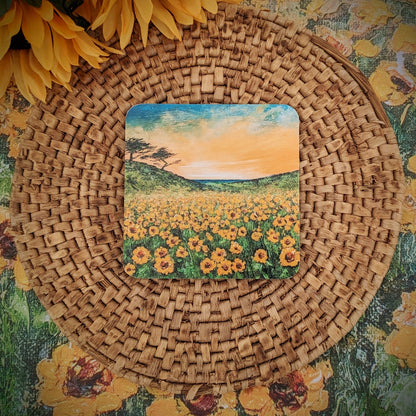 Cornish Sunflowers Coaster