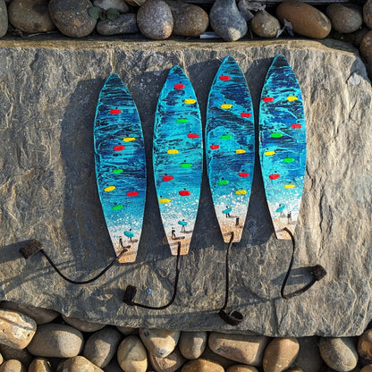 Hand Painted Mini Surfboard