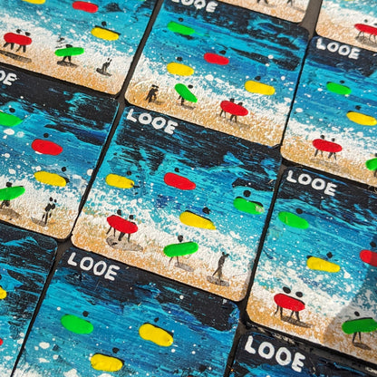 Hand Painted Fridge Magnet - Looe