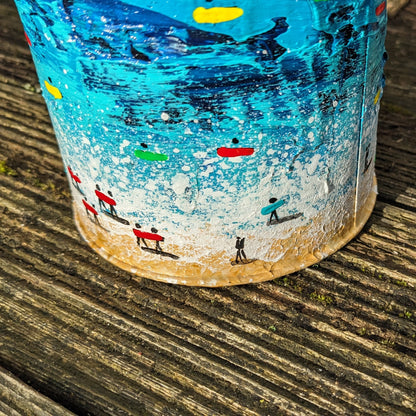 Hand Painted Large Milk Churn