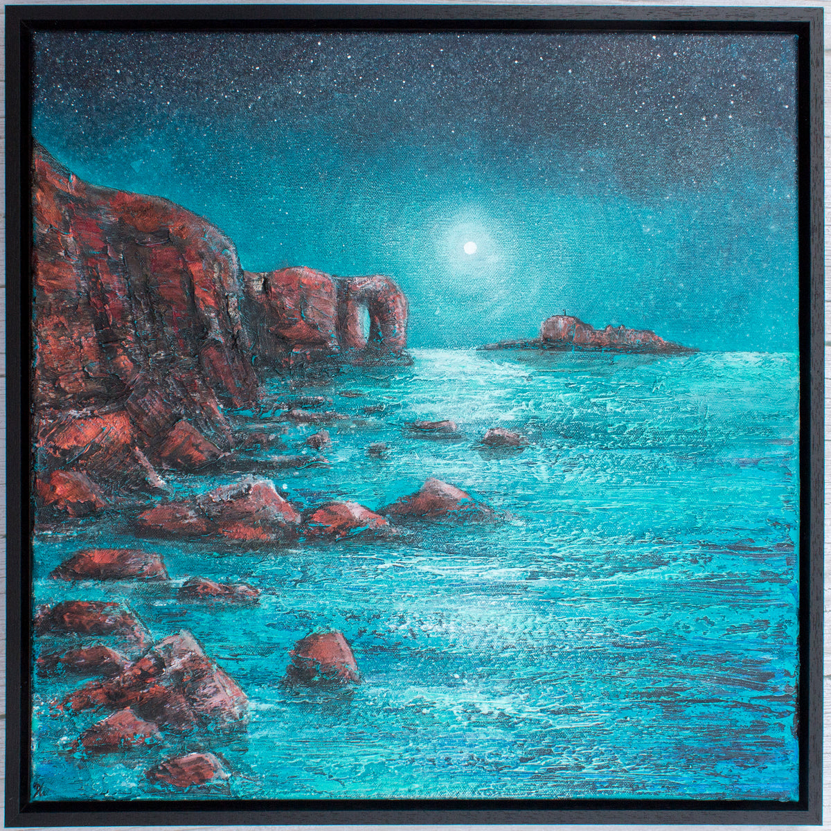 Perranporth Clear Night Sky Original Art