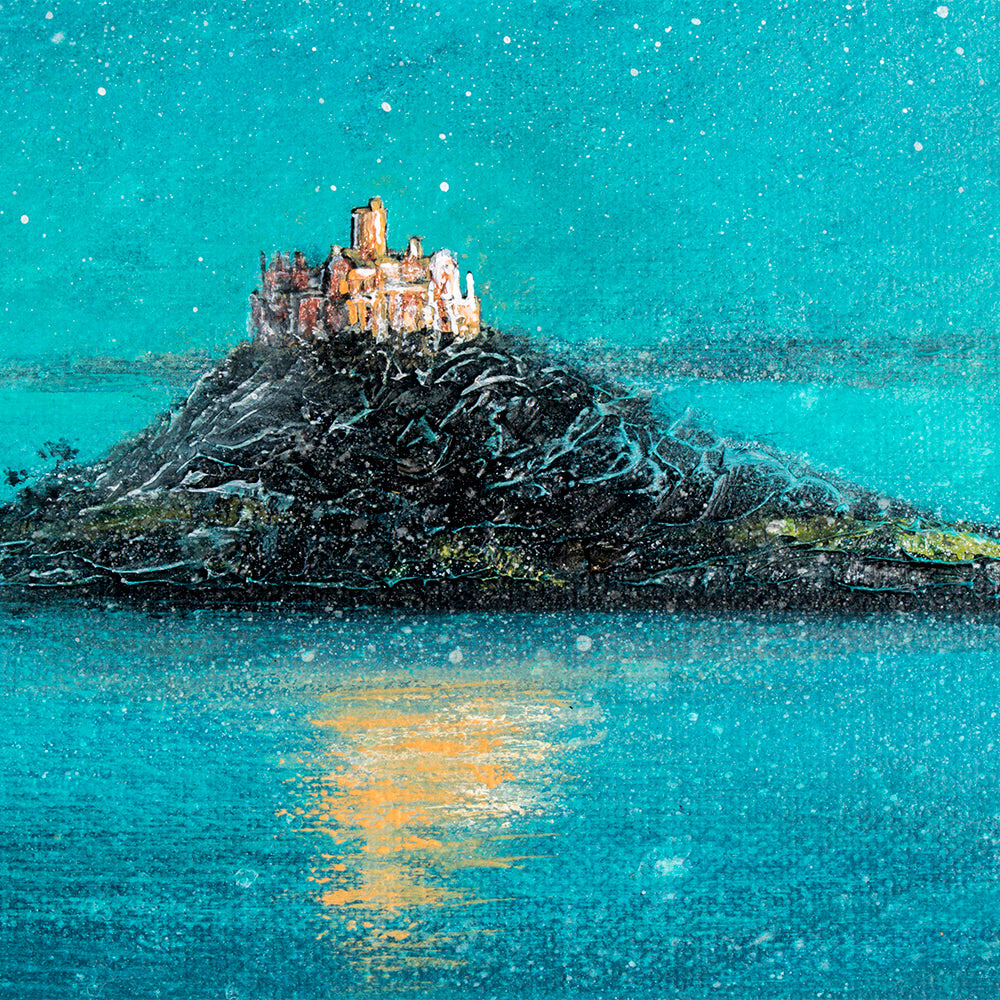 The Moonlit Bay at St Michael's Mount Original Art