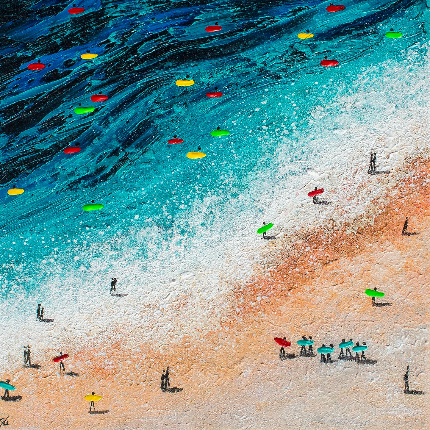 Surfing Summer Original Art