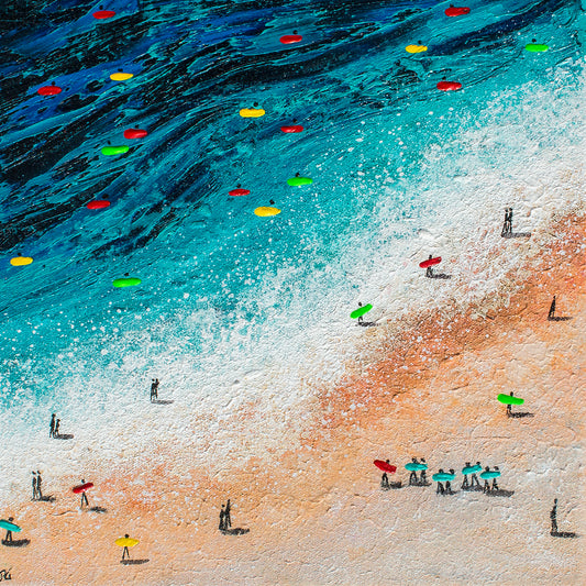 Surfing Summer Original Art