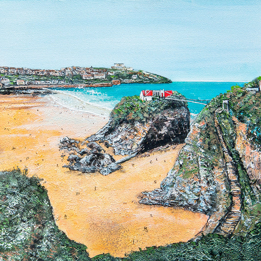 The Island Newquay Art Print