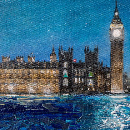 Nightfall over the Thames Original Art