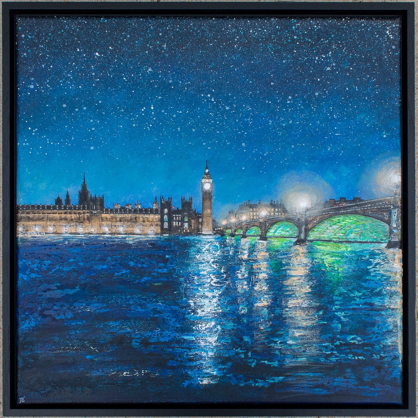 Nightfall over the Thames Original Art